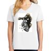 1-DAY RUSH NO MINIMUM Ladies V-Neck Short Sleeve T-Shirt Thumbnail
