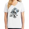 1-DAY RUSH NO MINIMUM Ladies V-Neck Short Sleeve T-Shirt Thumbnail