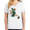 1-DAY RUSH NO MINIMUM Ladies V-Neck Short Sleeve T-Shirt Thumbnail