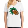1-DAY RUSH NO MINIMUM Ladies V-Neck Short Sleeve T-Shirt Thumbnail