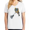 1-DAY RUSH NO MINIMUM Ladies V-Neck Short Sleeve T-Shirt Thumbnail