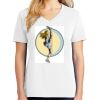 1-DAY RUSH NO MINIMUM Ladies V-Neck Short Sleeve T-Shirt Thumbnail