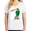 1-DAY RUSH NO MINIMUM Ladies V-Neck Short Sleeve T-Shirt Thumbnail