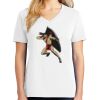 1-DAY RUSH NO MINIMUM Ladies V-Neck Short Sleeve T-Shirt Thumbnail