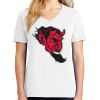 1-DAY RUSH NO MINIMUM Ladies V-Neck Short Sleeve T-Shirt Thumbnail