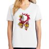 1-DAY RUSH NO MINIMUM Ladies V-Neck Short Sleeve T-Shirt Thumbnail