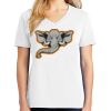 1-DAY RUSH NO MINIMUM Ladies V-Neck Short Sleeve T-Shirt Thumbnail