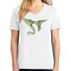 1-DAY RUSH NO MINIMUM Ladies V-Neck Short Sleeve T-Shirt Thumbnail