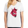 1-DAY RUSH NO MINIMUM Ladies V-Neck Short Sleeve T-Shirt Thumbnail