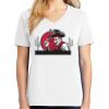 1-DAY RUSH NO MINIMUM Ladies V-Neck Short Sleeve T-Shirt Thumbnail