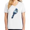 1-DAY RUSH NO MINIMUM Ladies V-Neck Short Sleeve T-Shirt Thumbnail