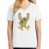 1-DAY RUSH NO MINIMUM Ladies V-Neck Short Sleeve T-Shirt Thumbnail