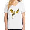1-DAY RUSH NO MINIMUM Ladies V-Neck Short Sleeve T-Shirt Thumbnail