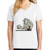 1-DAY RUSH NO MINIMUM Ladies V-Neck Short Sleeve T-Shirt Thumbnail