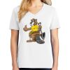 1-DAY RUSH NO MINIMUM Ladies V-Neck Short Sleeve T-Shirt Thumbnail