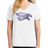 1-DAY RUSH NO MINIMUM Ladies V-Neck Short Sleeve T-Shirt Thumbnail