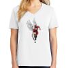 1-DAY RUSH NO MINIMUM Ladies V-Neck Short Sleeve T-Shirt Thumbnail