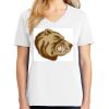 1-DAY RUSH NO MINIMUM Ladies V-Neck Short Sleeve T-Shirt Thumbnail