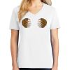 1-DAY RUSH NO MINIMUM Ladies V-Neck Short Sleeve T-Shirt Thumbnail