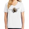 1-DAY RUSH NO MINIMUM Ladies V-Neck Short Sleeve T-Shirt Thumbnail