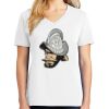 1-DAY RUSH NO MINIMUM Ladies V-Neck Short Sleeve T-Shirt Thumbnail