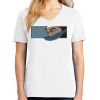 1-DAY RUSH NO MINIMUM Ladies V-Neck Short Sleeve T-Shirt Thumbnail