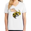 1-DAY RUSH NO MINIMUM Ladies V-Neck Short Sleeve T-Shirt Thumbnail