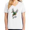 1-DAY RUSH NO MINIMUM Ladies V-Neck Short Sleeve T-Shirt Thumbnail