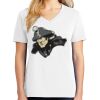 1-DAY RUSH NO MINIMUM Ladies V-Neck Short Sleeve T-Shirt Thumbnail