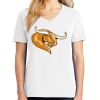 1-DAY RUSH NO MINIMUM Ladies V-Neck Short Sleeve T-Shirt Thumbnail