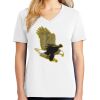 1-DAY RUSH NO MINIMUM Ladies V-Neck Short Sleeve T-Shirt Thumbnail