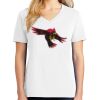 1-DAY RUSH NO MINIMUM Ladies V-Neck Short Sleeve T-Shirt Thumbnail