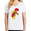 1-DAY RUSH NO MINIMUM Ladies V-Neck Short Sleeve T-Shirt Thumbnail
