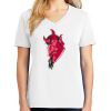 1-DAY RUSH NO MINIMUM Ladies V-Neck Short Sleeve T-Shirt Thumbnail
