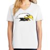 1-DAY RUSH NO MINIMUM Ladies V-Neck Short Sleeve T-Shirt Thumbnail