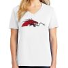 1-DAY RUSH NO MINIMUM Ladies V-Neck Short Sleeve T-Shirt Thumbnail