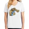 1-DAY RUSH NO MINIMUM Ladies V-Neck Short Sleeve T-Shirt Thumbnail