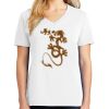 1-DAY RUSH NO MINIMUM Ladies V-Neck Short Sleeve T-Shirt Thumbnail