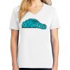 1-DAY RUSH NO MINIMUM Ladies V-Neck Short Sleeve T-Shirt Thumbnail