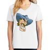 1-DAY RUSH NO MINIMUM Ladies V-Neck Short Sleeve T-Shirt Thumbnail