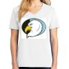 1-DAY RUSH NO MINIMUM Ladies V-Neck Short Sleeve T-Shirt Thumbnail