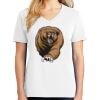 1-DAY RUSH NO MINIMUM Ladies V-Neck Short Sleeve T-Shirt Thumbnail