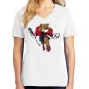 1-DAY RUSH NO MINIMUM Ladies V-Neck Short Sleeve T-Shirt Thumbnail