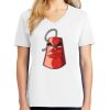 1-DAY RUSH NO MINIMUM Ladies V-Neck Short Sleeve T-Shirt Thumbnail