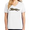 1-DAY RUSH NO MINIMUM Ladies V-Neck Short Sleeve T-Shirt Thumbnail