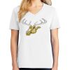 1-DAY RUSH NO MINIMUM Ladies V-Neck Short Sleeve T-Shirt Thumbnail