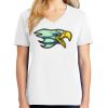 1-DAY RUSH NO MINIMUM Ladies V-Neck Short Sleeve T-Shirt Thumbnail