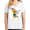 1-DAY RUSH NO MINIMUM Ladies V-Neck Short Sleeve T-Shirt Thumbnail