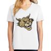 1-DAY RUSH NO MINIMUM Ladies V-Neck Short Sleeve T-Shirt Thumbnail