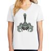 1-DAY RUSH NO MINIMUM Ladies V-Neck Short Sleeve T-Shirt Thumbnail